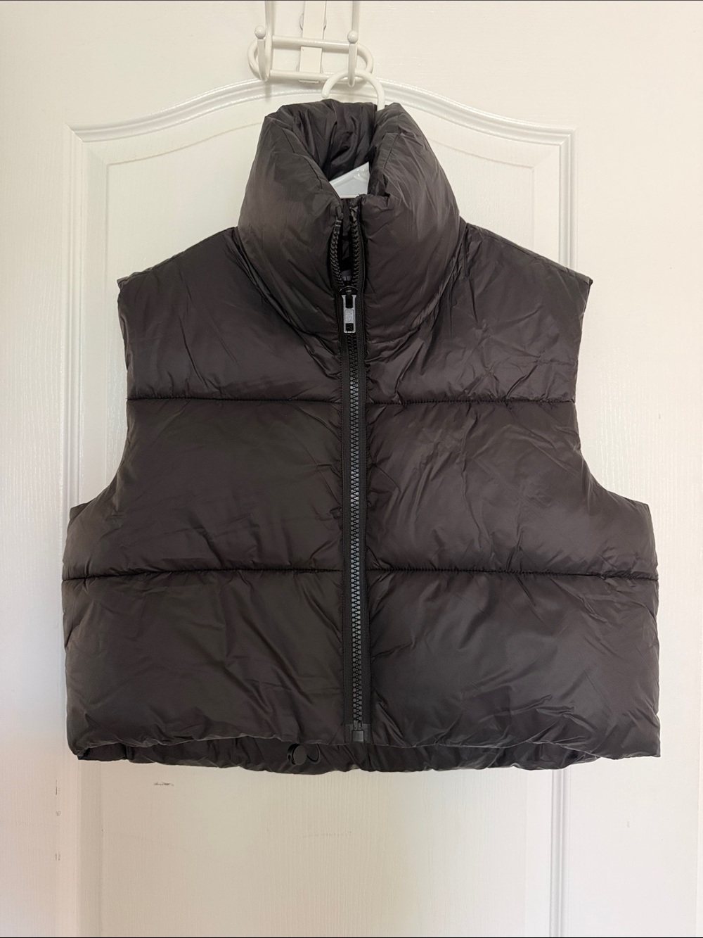 Fuinloth Classic Black Puffer Vest - Women's Sleeveless Coat